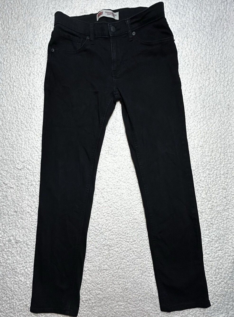 Levis 511 Slim Jeans Black Boys Size 16 Reg 28x30 Kids Youth School Performance